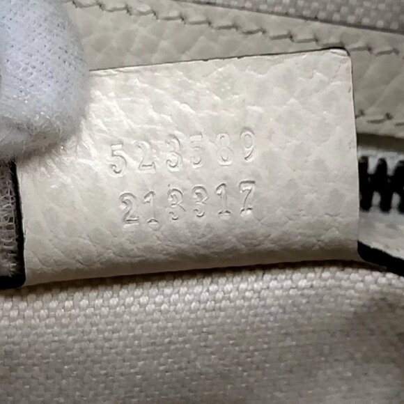 Gucci Shoulder Bag Sherry Line White Leather - Picture 9 of 9